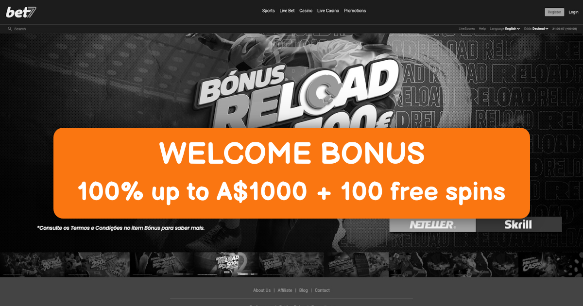 Bet7 Casino Australia - Top Online Slots & Fast Payouts